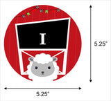 Farm Animal "I Am One" Birthday Banner for Decoration