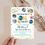 First Trip Around The Sun Party  E- Invite/Printed Invitation Card