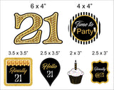 21st Party Cake Topper /Cake Decoration Kit