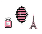 Paris Theme Birthday Party Table Toppers for Decoration