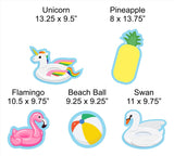 Pool Birthday Party Theme Hanging Set for Decoration