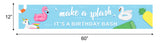 Pool Party Theme Party Long Banner for Decoration