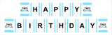 Two Cool  Birthday Party Banner for Decoration