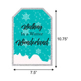 Winter Wonderland Theme Birthday Paper Door Banner/ Wall Decoration.