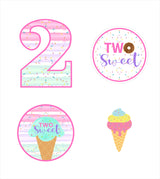 Two Sweet Birthday Party Theme Hanging Set for Decoration