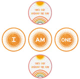 First Trip Around The Sun  Theme "I Am One" Birthday Banner for Decoration