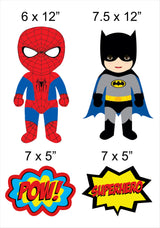 Super Hero Theme Birthday Party Theme Hanging Set for Decoration