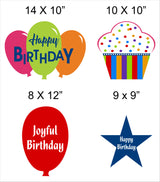 Joyful Birthday Party Theme Hanging Set for Decoration