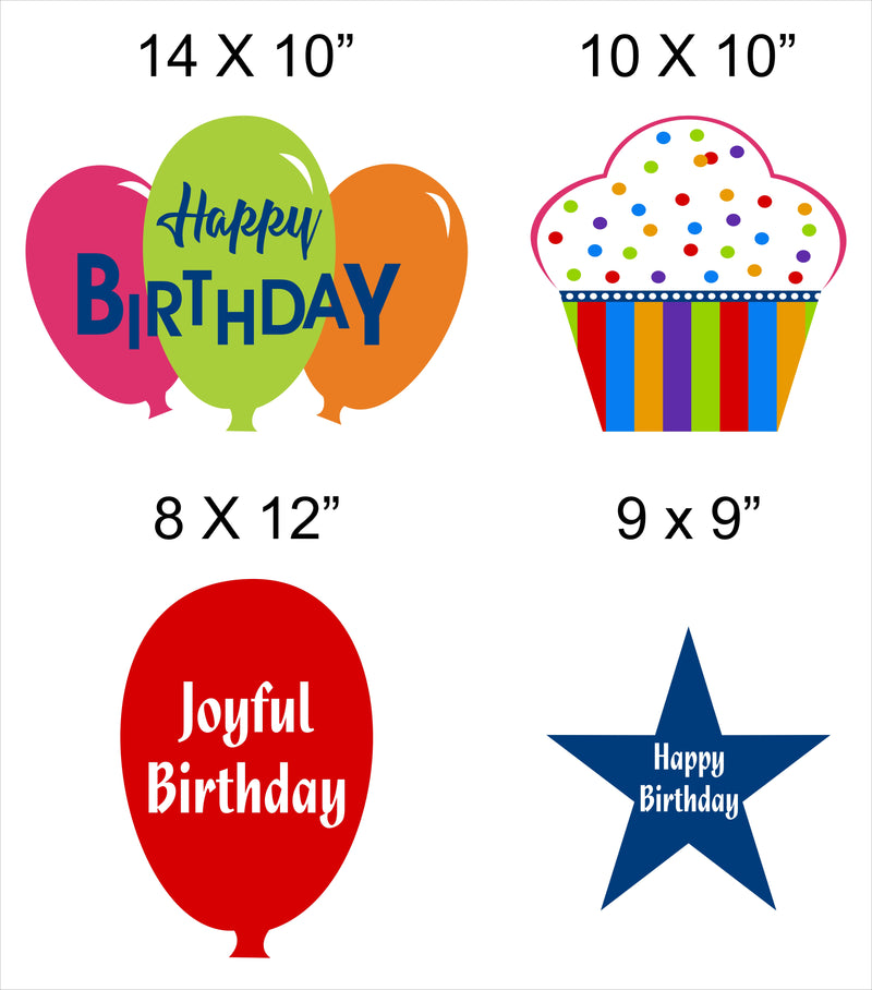 Joyful Birthday Party Theme Hanging Set for Decoration