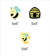 "What It Will Bee" Baby Shower Theme Party Table Toppers for Decoration