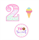 Two Sweet Birthday Party Table Toppers for Decoration