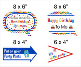 Joyful Party Birthday Photo Props Kit