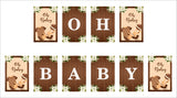 "Oh Baby" Baby Shower Theme Party Banner for Decoration