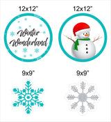 Winter Wonderland Theme Birthday Party Theme Hanging Set for Decoration