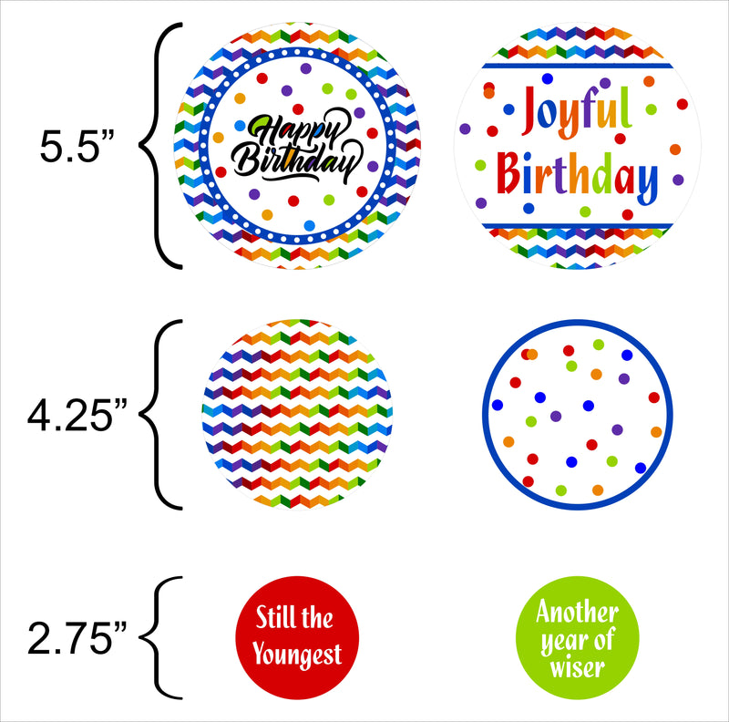 Joyful Party Theme Birthday Party Table Confetti