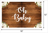 "Oh Baby" Theme Baby Shower Theme Table Mats for Decoration