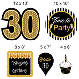 30th Birthday Party Theme Hanging Set for Decoration