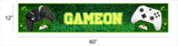 Gaming Theme Birthday Party Long Banner for Decoration