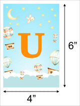 Hot Air  Birthday Party Banner for Decoration