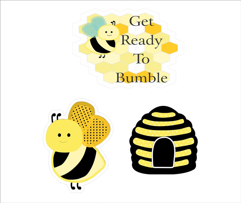 "What It Will Bee" Baby Shower Theme Party Cutouts