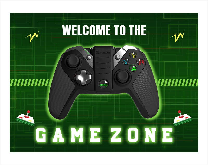 Gaming Theme Birthday Party Yard Sign/Welcome Board