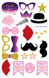 Twinkle Twinkle Little Star Birthday Party Photo Booth Props Kit