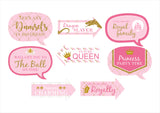 Princess Birthday Party Photo Props Kit