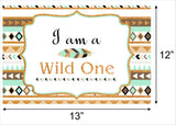 Wild One Theme Birthday Table Mats for Decoration