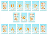 Hot Air  Birthday Party Banner for Decoration