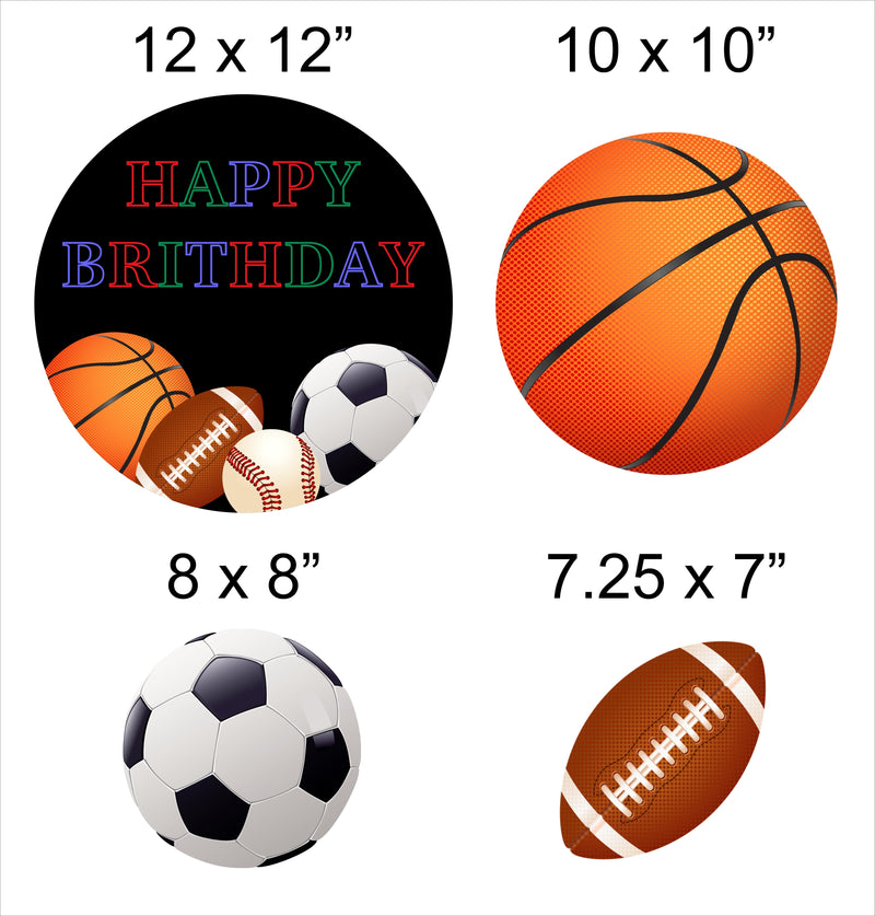 Sports Theme Birthday Party Theme Hanging Set for Decoration