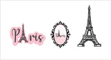 Paris Theme Birthday Party Cutouts