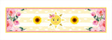 Sunshine Theme Water Bottle Labels