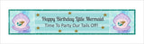 Mermaid Birthday Party Long Banner for Decoration