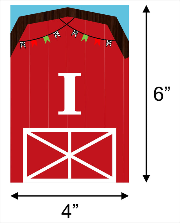 Farm Animal Birthday Party Banner for Decoration