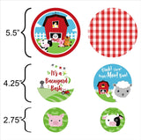 Farm Animal Birthday Party Table Confetti