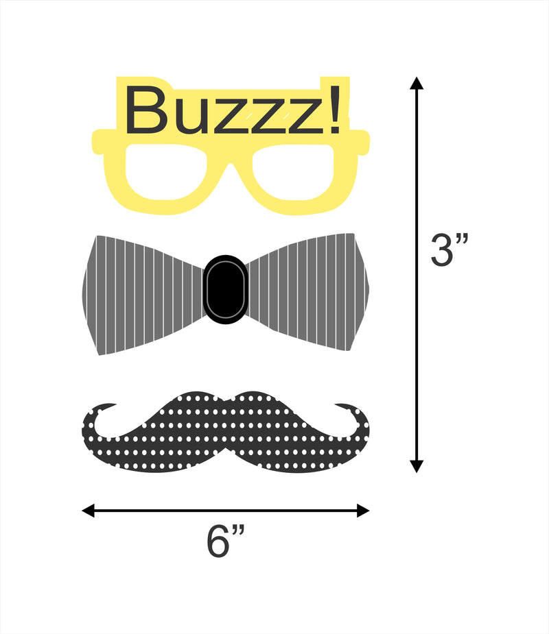 "What It Will Bee" Baby Shower Theme Party Photo Booth Props Kit