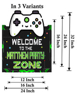 Gaming Theme Birthday Party Yard Sign/Welcome Board