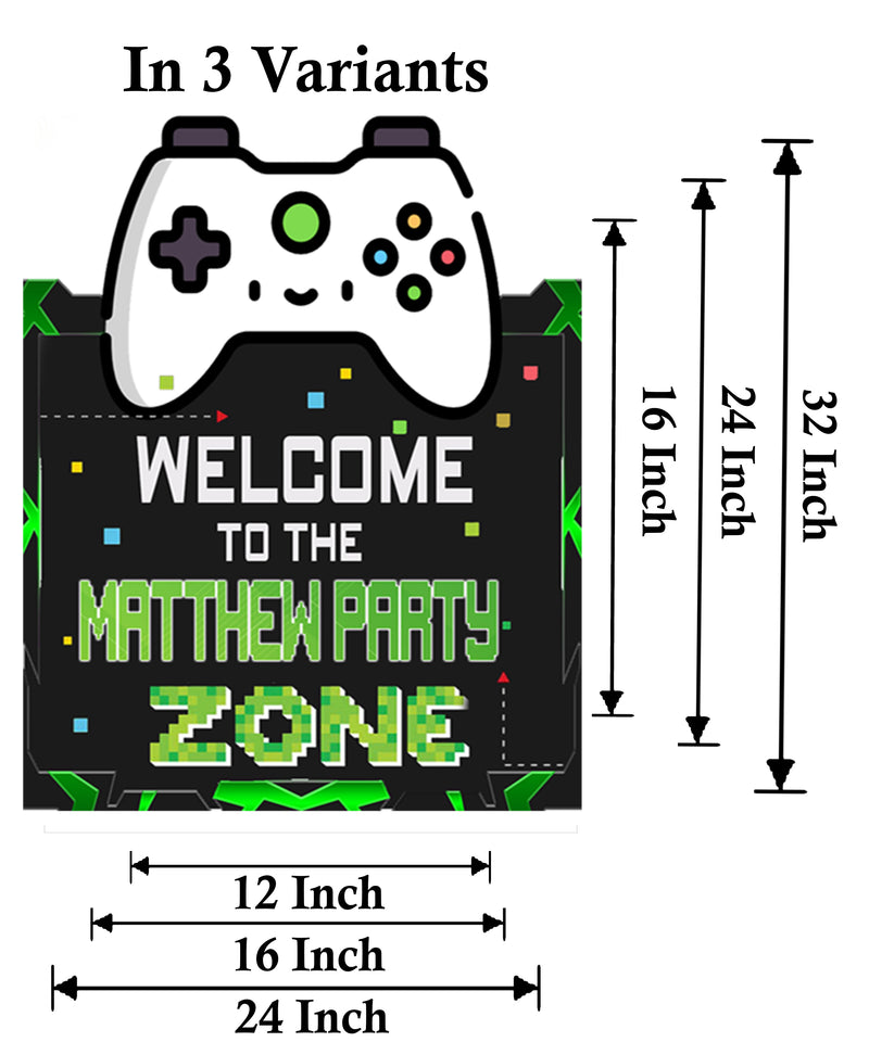 Gaming Theme Birthday Party Yard Sign/Welcome Board