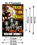 Personalize Halloween Party Family Name Yard Sign for Decoration