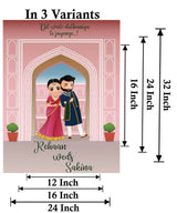 Indian Wedding Ceremony Welcome Board for Decoration