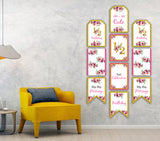 Half Birthday Girls Theme Birthday Paper Door Banner/ Wall Decoration.