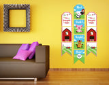 Farm Animal Theme Birthday Paper Door Banner or for Wall Decoration.