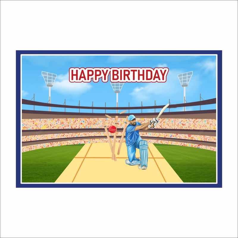 Cricket Theme Birthday Table Mats for Decoration