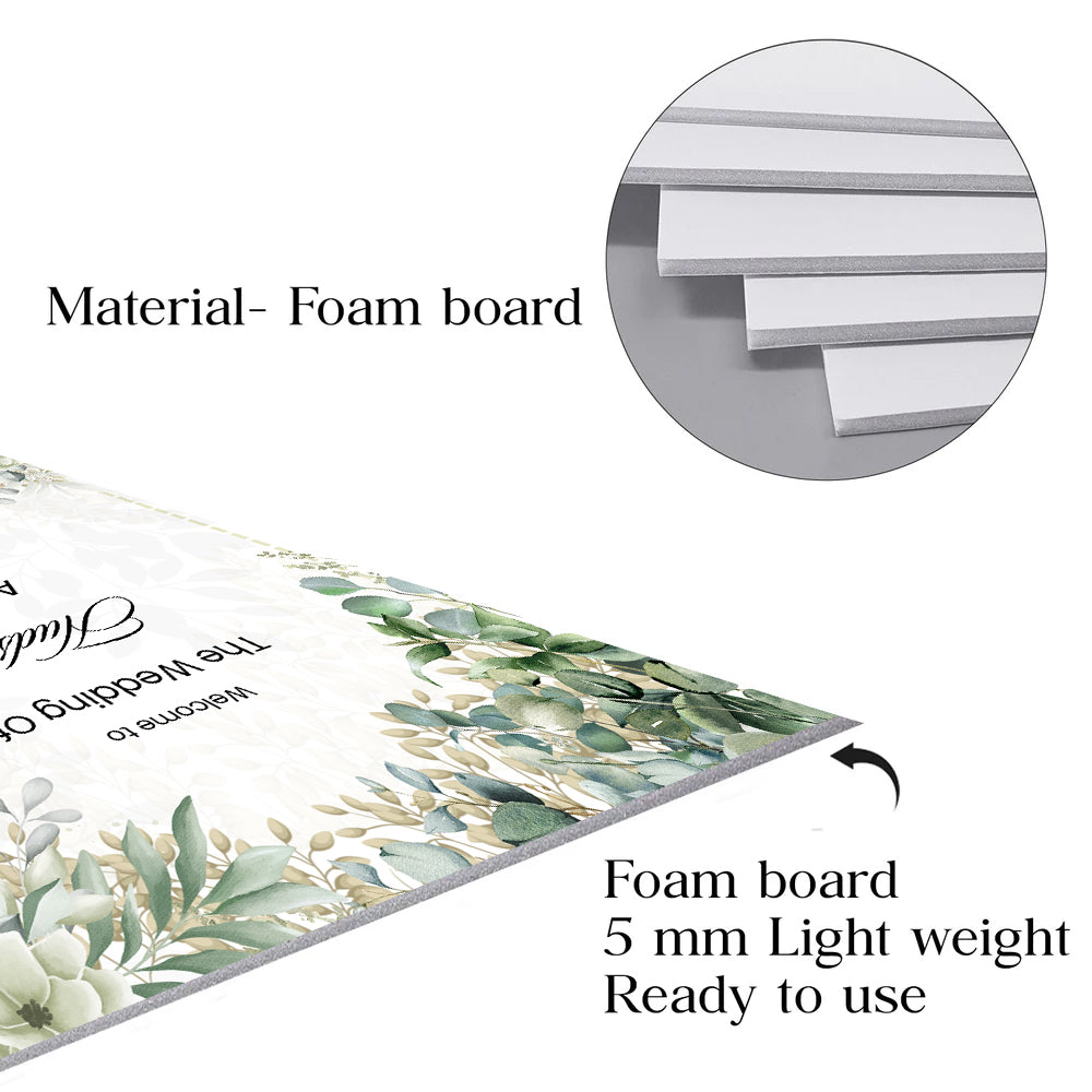 Wedding Welcome Sign Board for Decoration (Copy)