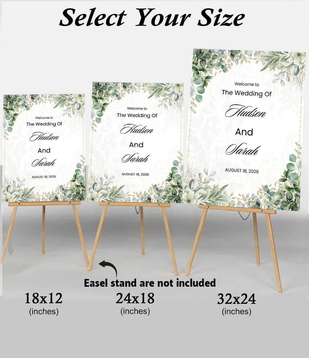 Wedding Welcome Sign Board for Decoration (Copy)
