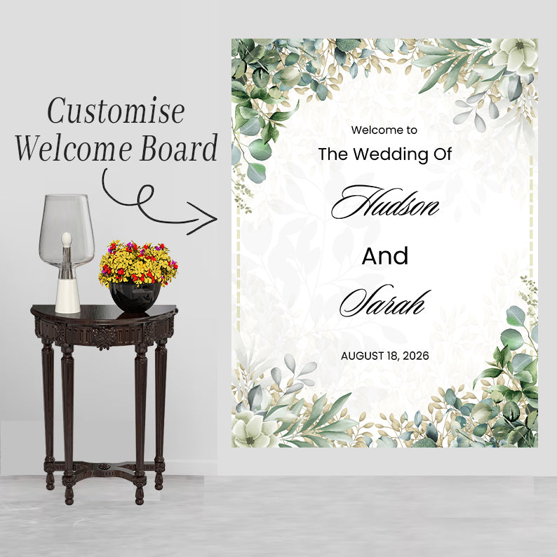Wedding Welcome Sign Board for Decoration (Copy)