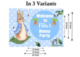 Bunny Theme Birthday Party Yard Sign/Welcome Board.