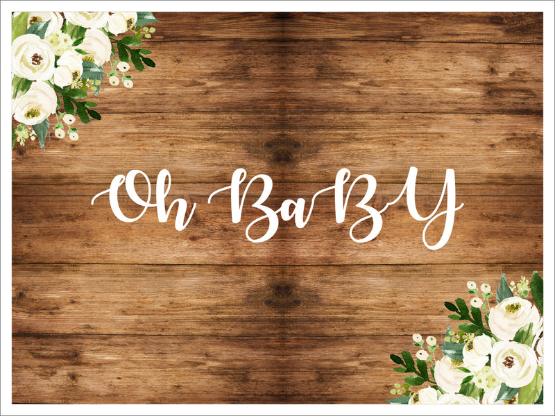 OH BABY" BABY SHOWER CELEBRATION THEME PARTY YARD SIGN/WELCOME BOARD