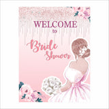 Bride To Be Theme Bridal Shower Party Yard Sign/Welcome Board.