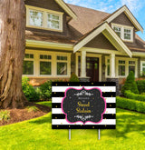 16th Theme Birthday Party Yard Sign/Welcome Board